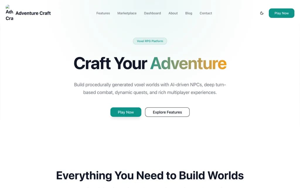Adventure Craft preview