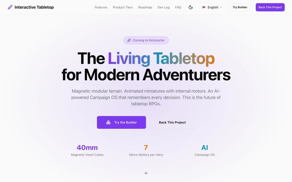 Interactive Tabletop preview