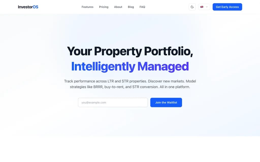 InvestorOS preview