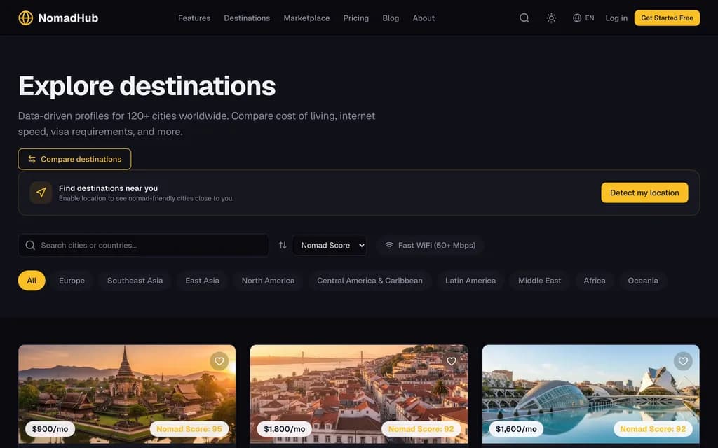 NomadHub preview