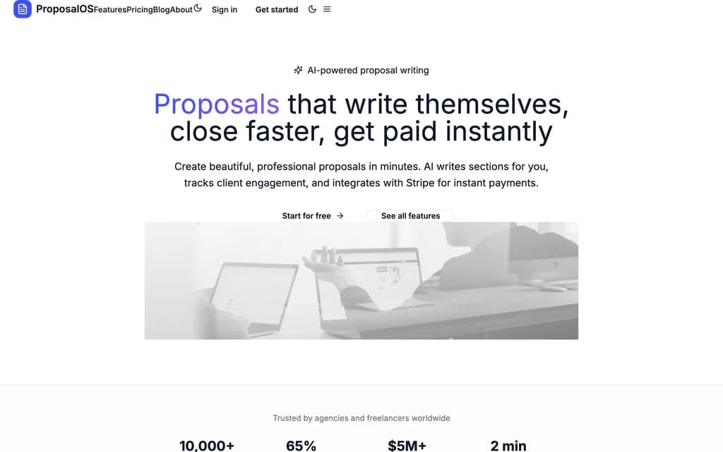 proposal-os home page