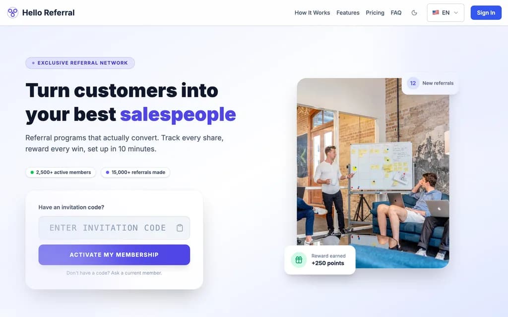 Member Network preview