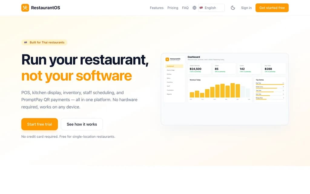 RestaurantOS preview