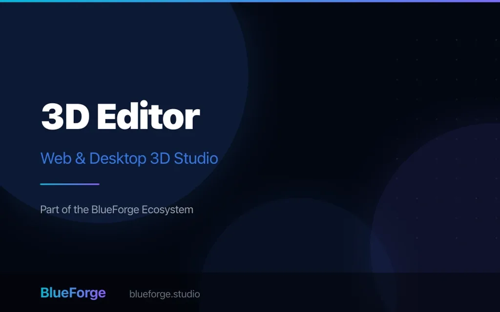 3D Editor preview