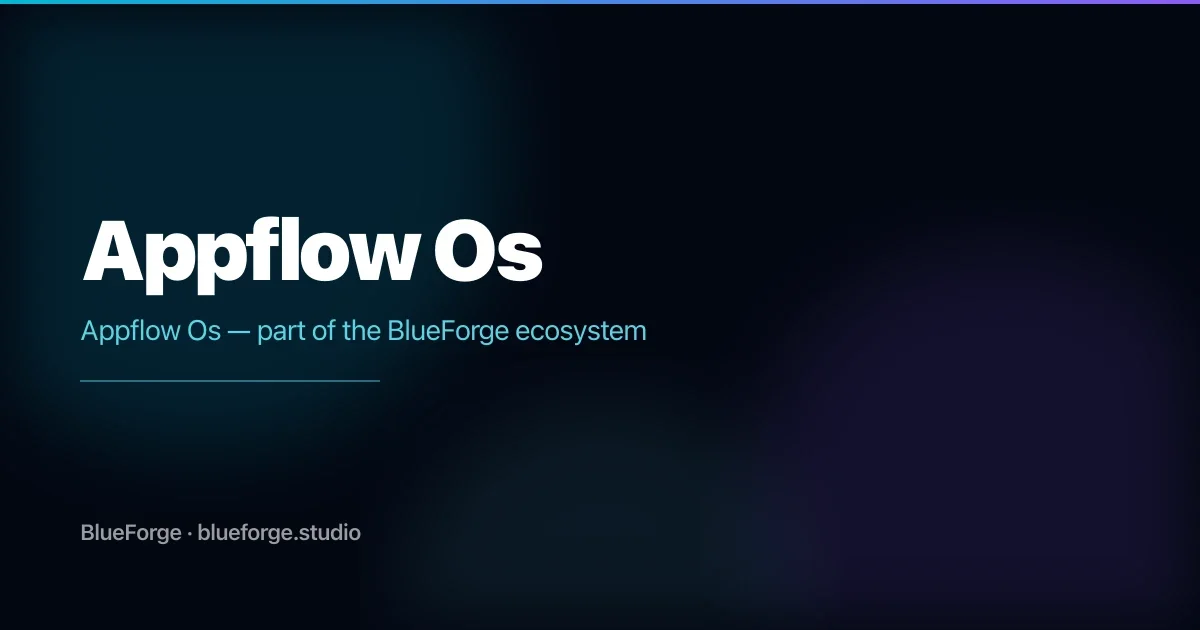 AppFlowOS cover