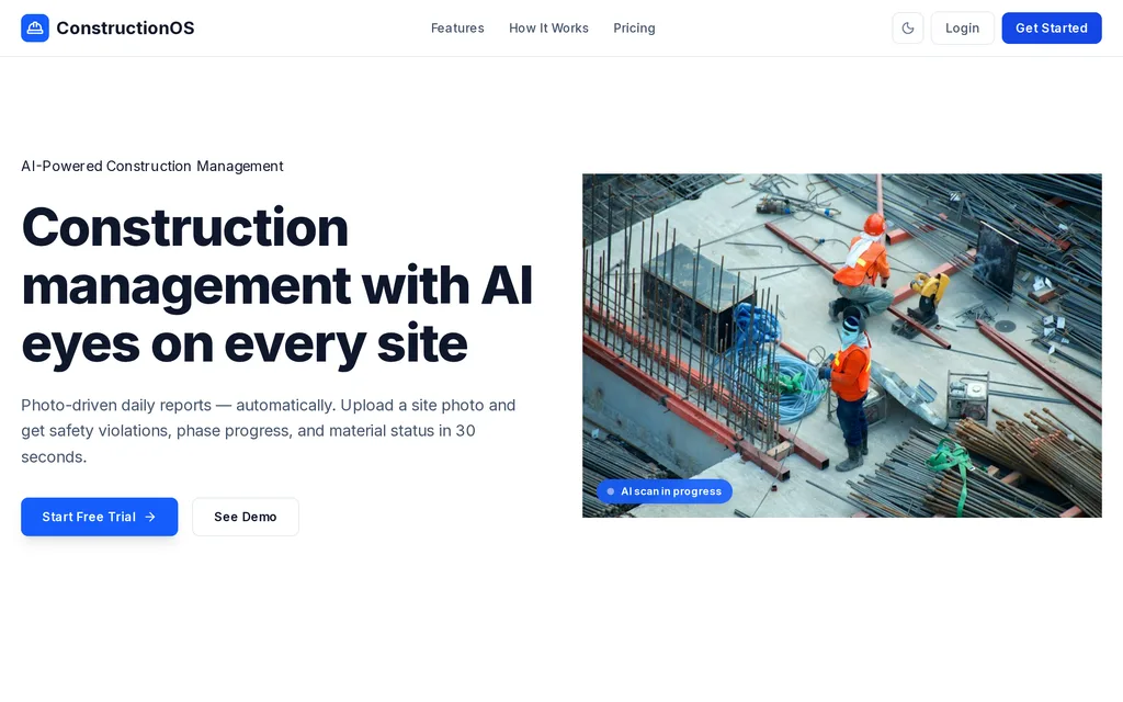 ConstructionOS screenshot 1
