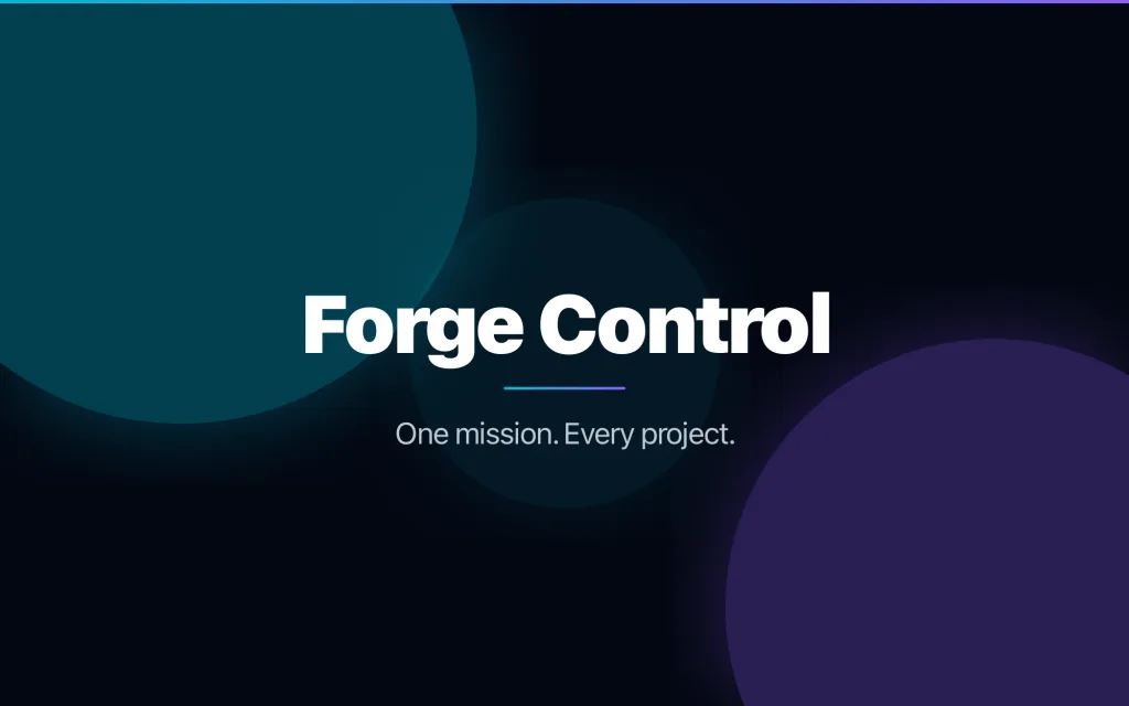 Forge Control preview