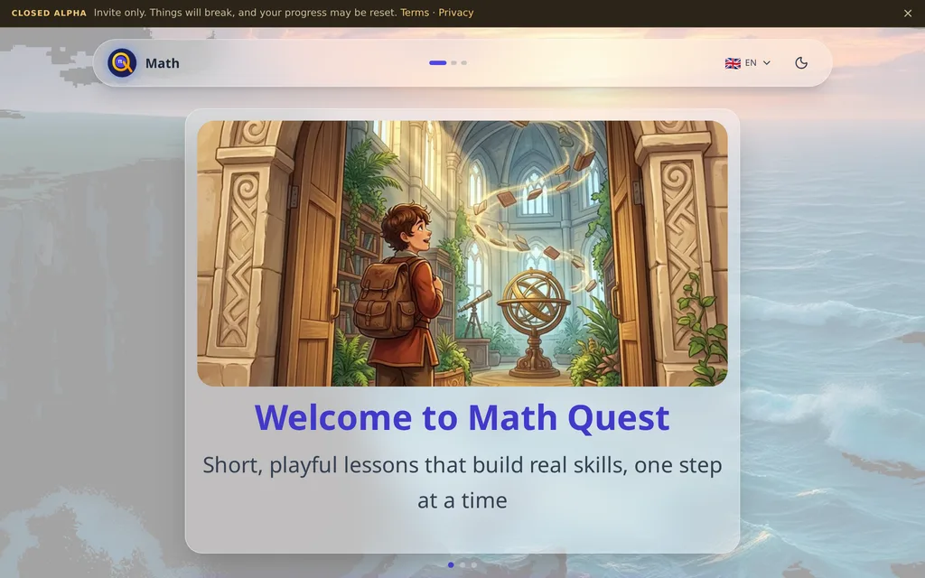 Math Quest screenshot