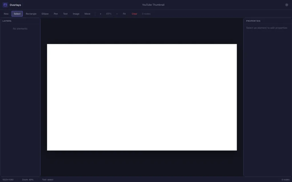 Overlays Editor screenshot