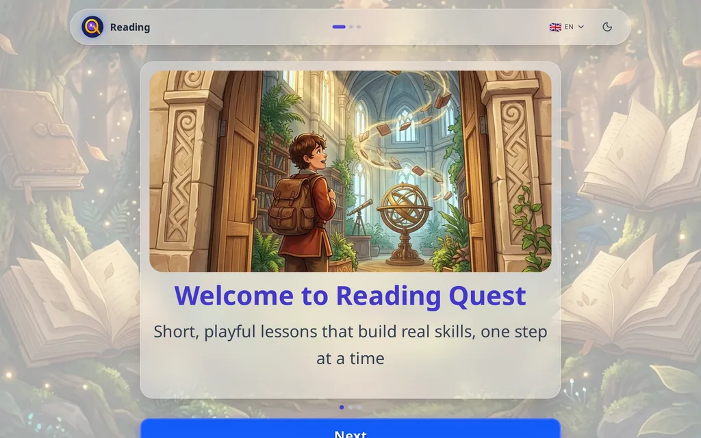 Reading Quest screenshot