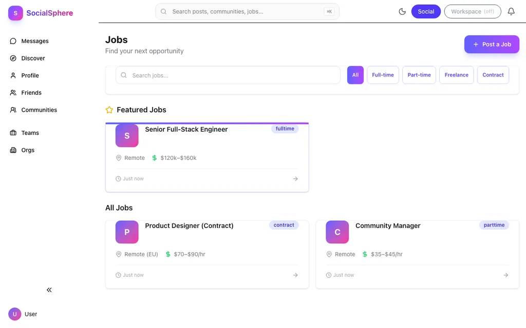 The jobs marketplace