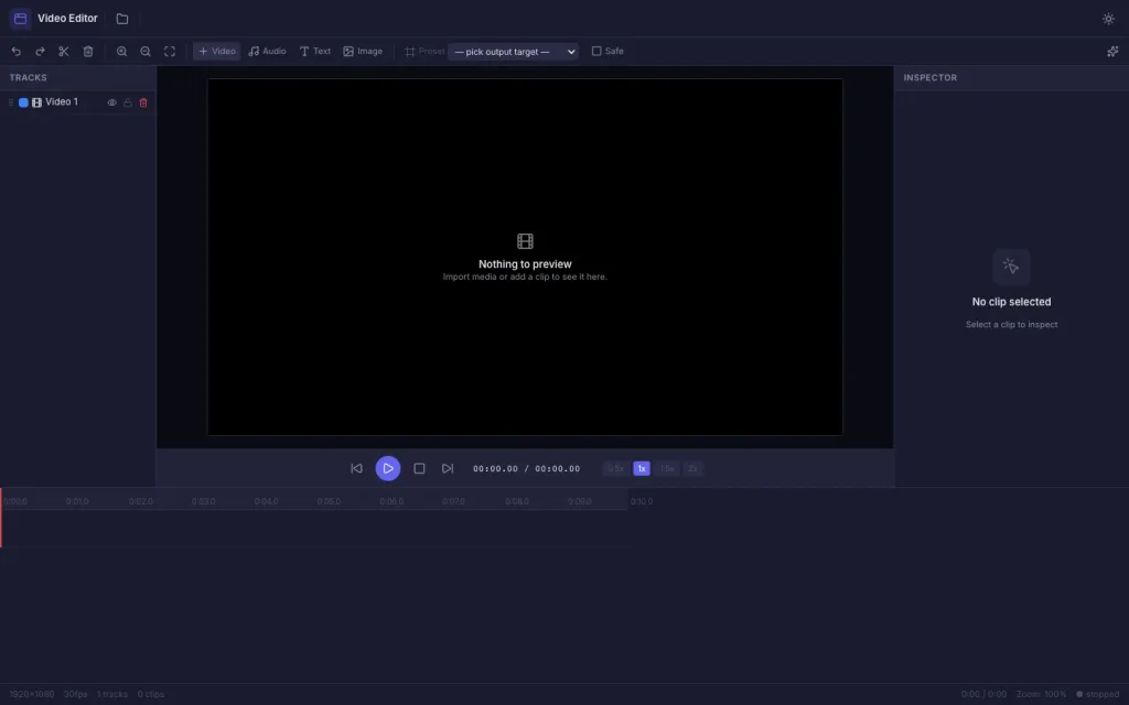 Video Editor screenshot